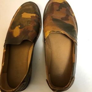 Frye men’s Montauk A Line slip on size 11. Camo